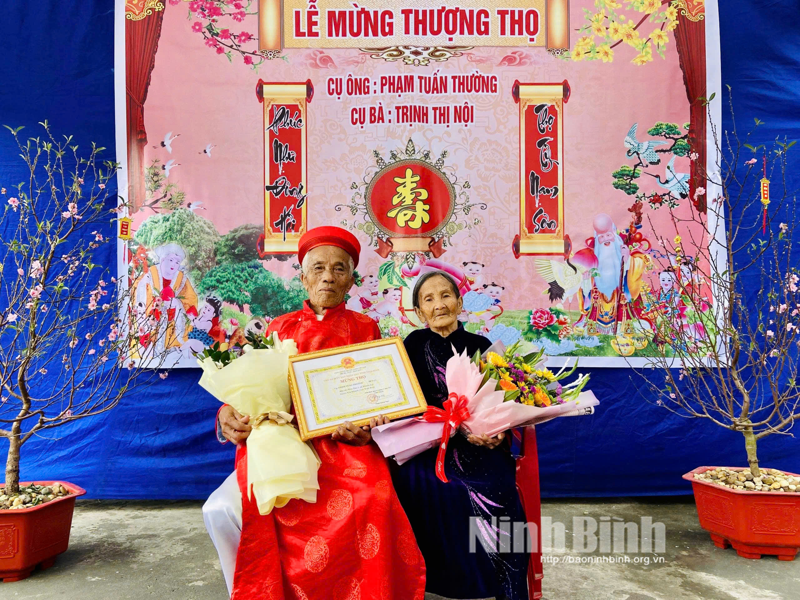 Quy định mức quà tặng chúc thọ, mừng thọ người cao tuổi trên địa bàn tỉnh Ninh Bình 