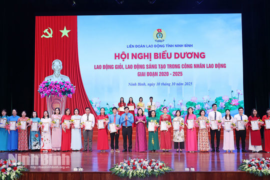 Biểu dương hơn 100 tập thể, cá nhân trong phong trào “Lao động giỏi, lao động sáng tạo”