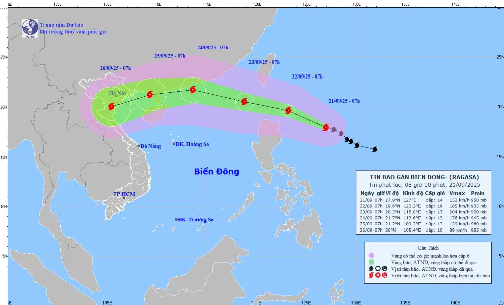 Ninh Bình chủ động ứng phó với bão RAGASA 