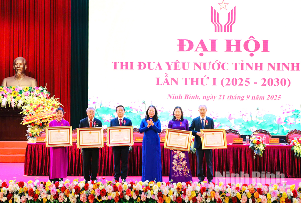 Đại hội Thi đua yêu nước tỉnh Ninh Bình lần thứ I, giai đoạn 2025-2030 